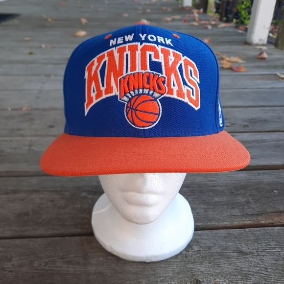 Mitchell & Ness New York Knicks NBA basketball blue wool snapback hat - Picture 3 of 14